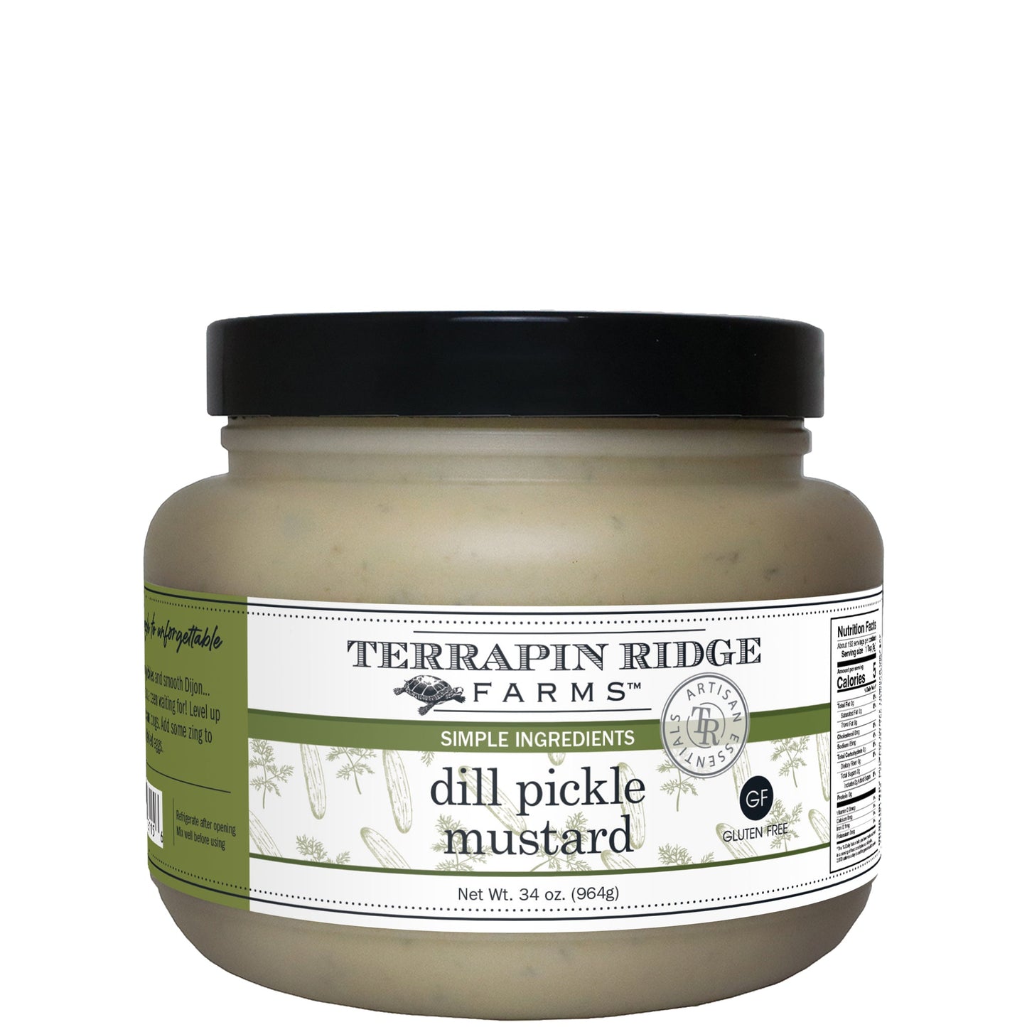 Dill Pickle Mustard -  Quart