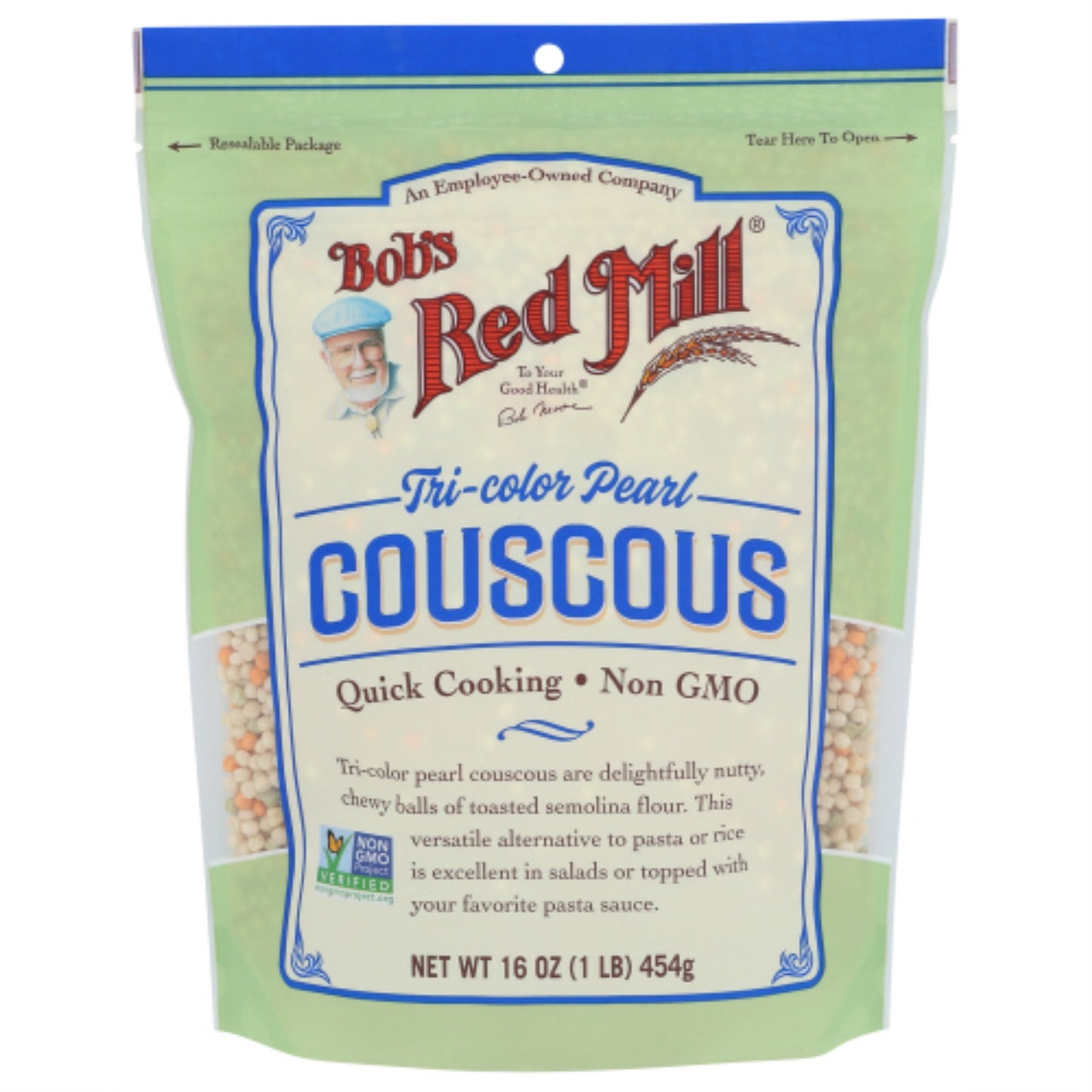 Bobs Red Mill Couscous Peral Tricolor (Pack Of 4)