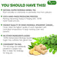 Super Moringa Herbal Tea, Improve Digestion, Support Brain, Weight, Skin and Sleep, Eco-Conscious Tea Bags