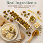 Andy Anand Gluten Free Roasted Pistachios Nougat Brittle – European Soft Nougat with Wildflower Honey & Roasted Nuts, 7 Oz