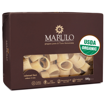 Marulo, Organic Calamarata Homemade Artisan Pasta 500g