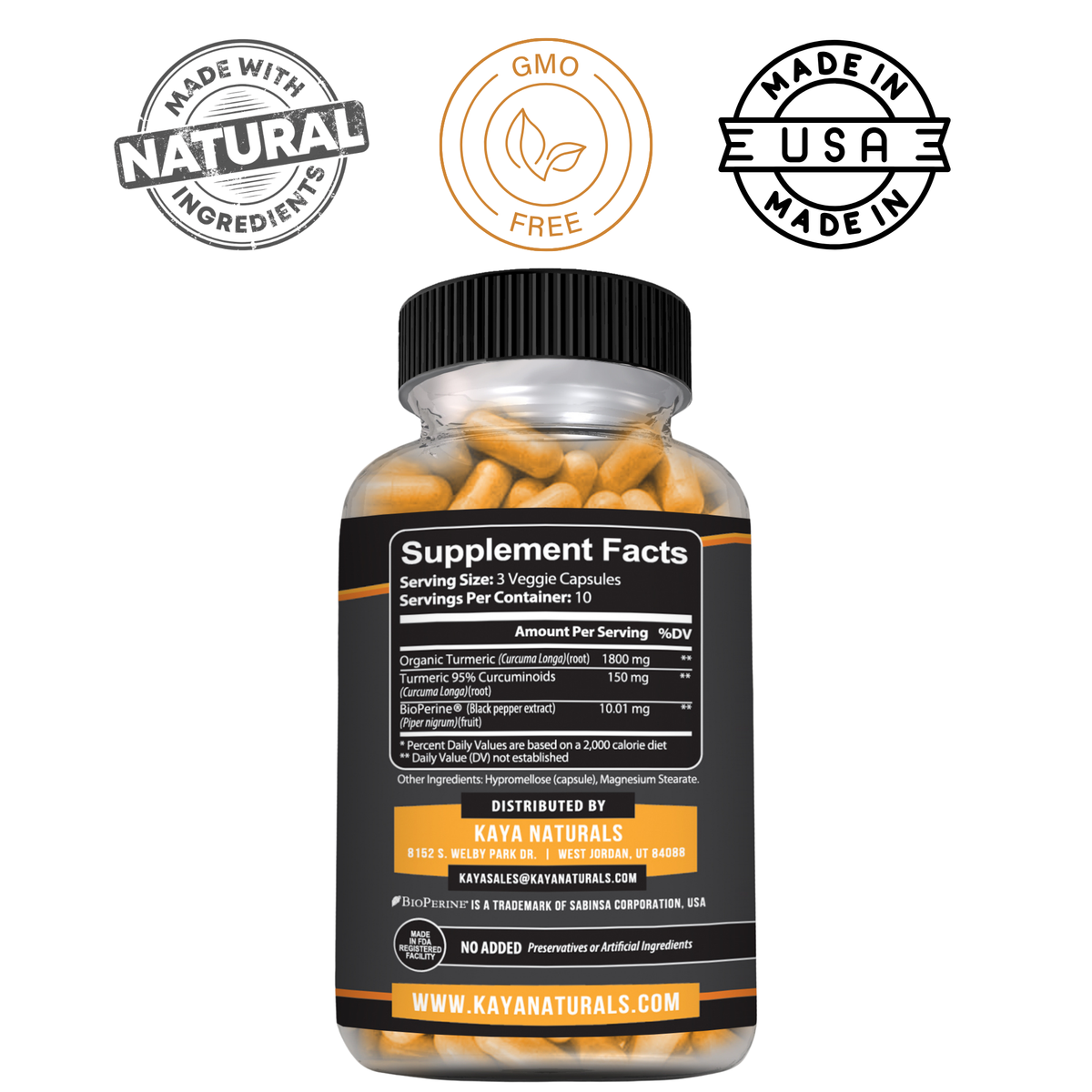 Turmeric with BioPerine® - Joint & Inflammation Support