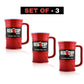 Redcupliving 24oz Reusable Red Beer Mug | BPA-Free, Shatter-Resistant Plastic