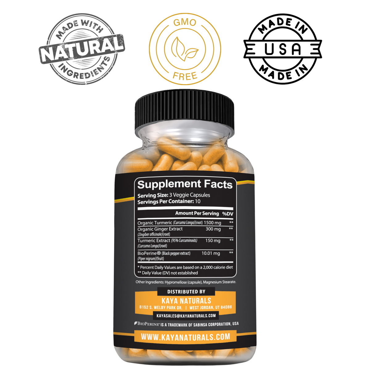 Turmeric with Ginger - Joint & Digestive Support