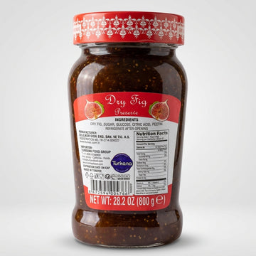 Tunas Dry Fig Preserve 28.2 oz - Turkish Fruit Spread