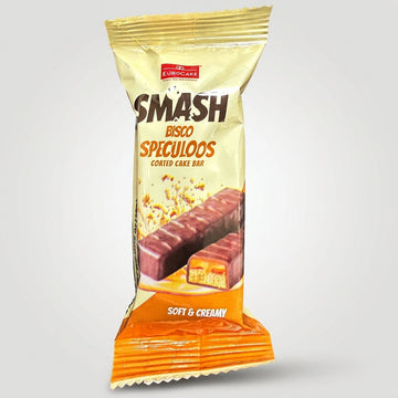 Eurocake Smash Bisco Speculoos Coated Cake Bar - Soft & Creamy