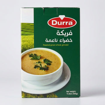 Durra Roasted Green Wheat Grinded 15.9oz - Freekeh for Soup