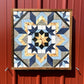 Amish Handmade Barn Quilt Wall Art – Reclaimed Barn Wood – 20.75” x 20.75”