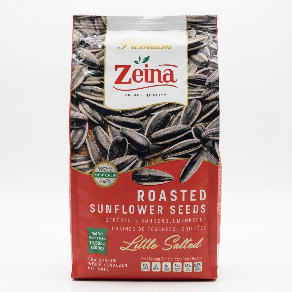 Zeina Roasted Sunflower Seeds 10.58oz - Little Salted Premium