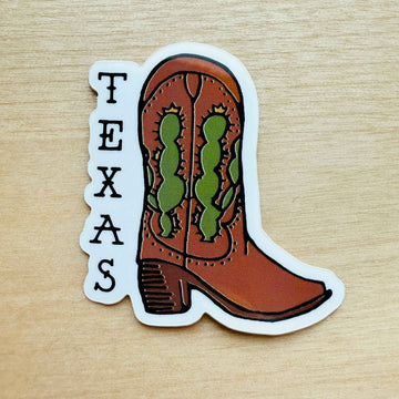 Mini Western Texas Stickers - Cowboy Hat - Boot - Texas Gift