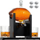 Football Decanter Set with 2 Whiskey & Wine Glasses | 1400mL