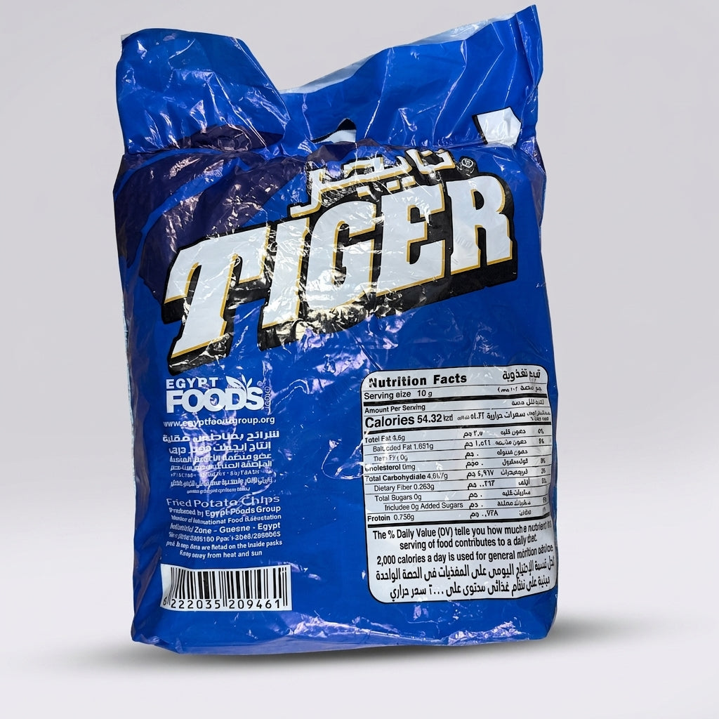Tiger Tomato Flavor Potato Chips 20 Pkts - Fried Potato Chips Multipack