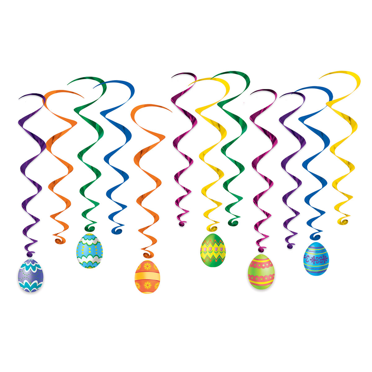 Easter Egg Whirls, (Pack of 6)