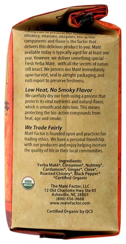 Mate Factor Yerba Organic Chai Loose, 12 Ounce