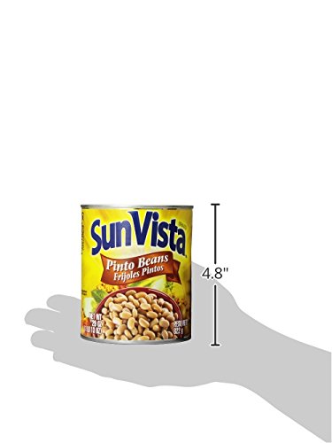 Sun Vista Pinto Beans, 29 Oz (Pack of 3) - High-Quality, Protein-Rich Legumes for Healthy Meals, Total 1.81 Pounds