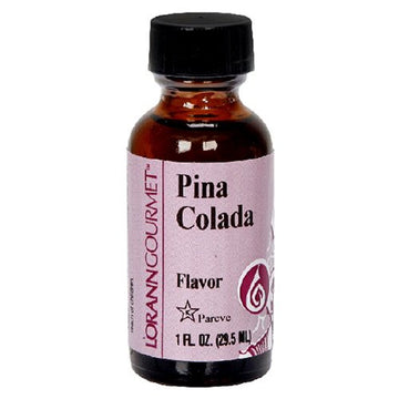 Lorann Pina Colada Ss Flavor, 1 Ounce Bottle - 4 Pack