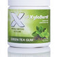 Xyloburst Green Tea Gum - Sugar-Free Natural Xylitol Teeth Cleaning Chewing Gum -100 Count Jar - Non Gmo, Vegan, Aspartame Free,