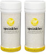 Wilton White Sparkling Sugar, Glamour White Sprinkles For Cakes & Cookies, 8 Oz. (Pack Of 2)