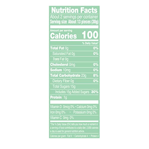 Arizona Fruit Snacks, Green Tea Gluten Free Gummy Chews, 2.25 Ounce Individual Single Serve Bags (Pack Of 24)