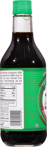 Kikkoman Soy Sauce - Traditionally Brewed, Reduced Sodium Content, Healthy and Authentic, Ideal for Stir-Fries and Marinades - 2