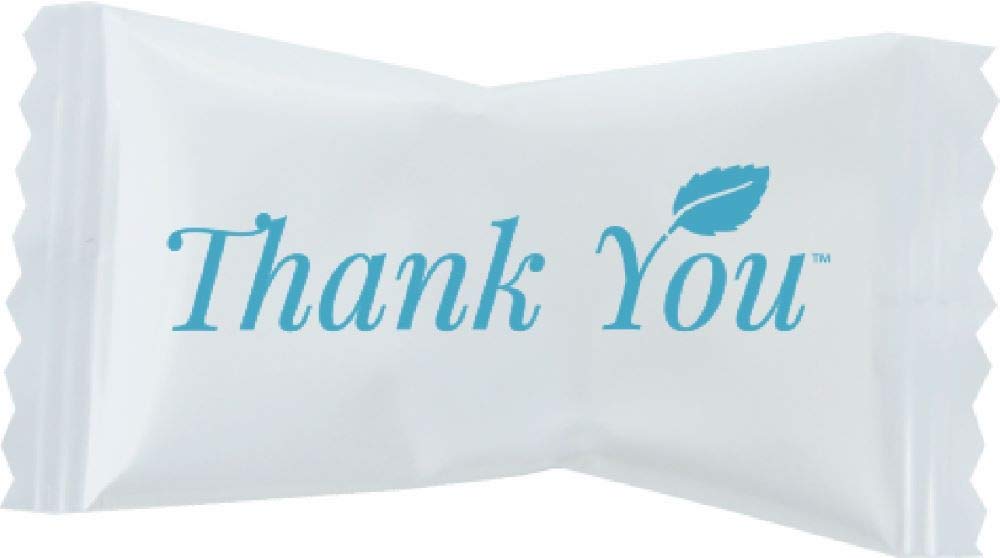 Hospitality Mints Peppermint Ice Crystals, Individually Wrapped with Thank You Message, 26 Ounce