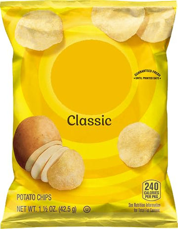 Original Salted Potato Chips, 1.5 Ounce (Pack Of 8) Bundled By City Wide Gourmet
