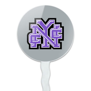 City College Of New York Secondary Logo Cupcake Picks Toppers Decoration Set Of 6