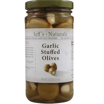 Jeffs Natural Jeffs Natural Jalapeno Stuffed Olives - Jalapeno Stuffed Olives - Case Of 6 - 7.5 Oz.