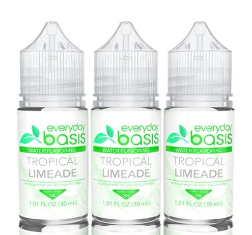 Everyday Basis Water Flavoring - Liven Up Your Water - Great Taste - Great Flavors - Keto Friendly, 0 Calories - No Dyes Or Food