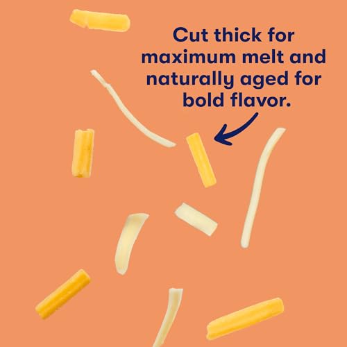 Tillamook Triple Cheddar Blend Cheese, Farmstyle Shredded, RBST Free, Halal, Vegan, 8 Ounces (Pack of 12)
