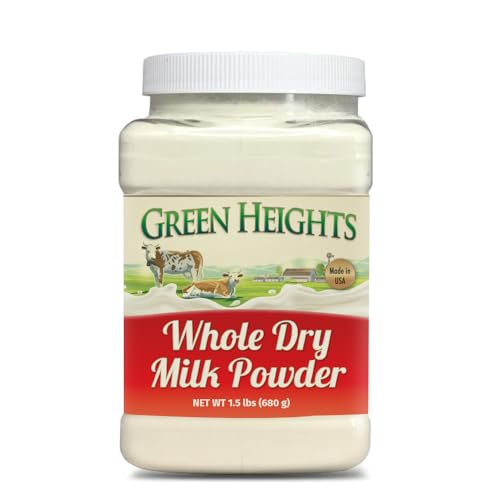 Whole Dry Milk Powder - 2.2 Pounds / 1 Kilo Jar (30+ Servings) - Proudly Made in America - Healthy Nourishing Essentials by Gree