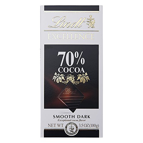 Lindt Excellence 70% Cocoa Dark Bar, 3.5 Oz