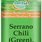 Larissa Veronica Ground Serrano Chili, Green, 1 Ounce (Pack of 1)