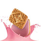 Chiky Strawberry Fudge Cookies, Crunchy & Sweet, Smooth Cream Center, Crispy Texture That Melts In Every Bite, 16.9 Ounces, 1 Box Contains 3 Bags, Each With 12 Individual Packs.