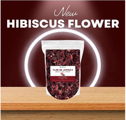 Zavbe Hibiscus Tea 5Lbs Dried Hibiscus Flower Perfect For Hibiscus Tea Loose Leaf, Flor De Jamaica, Cut And Sifted Packaged In R