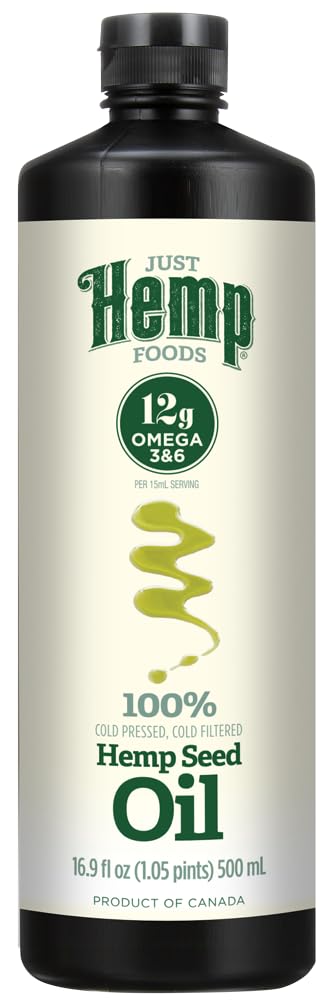 Manitoba Harvest Hemp Seed Oil, Cold Pressed, 12g Omega 3 & 6, 16.9 Fl Oz
