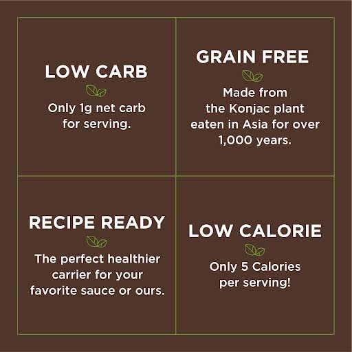 Noodle Organic Spaghetti Noodles, Low Carb, Vegan, Gluten Free, 7 Oz, Pack of 6