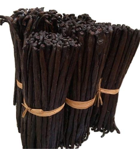 FITNCLEAN VANILLA Organic Madagascar Vanilla Beans Grade A 1Lb Non-GMO Whole Pods 7-8 for Cooking and Extracts