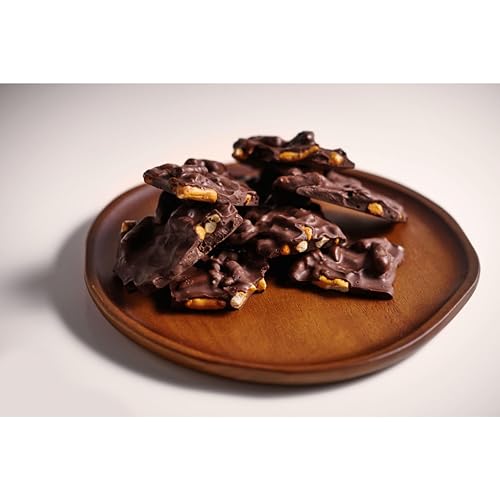 Barkthins Dark Chocolate, Pretzel And Sea Salt Snacking Chocolate Bag, 4.7 Oz