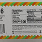 Sour Power Candy Straws, Mango, 1.75 Oz (Pack Of 24)