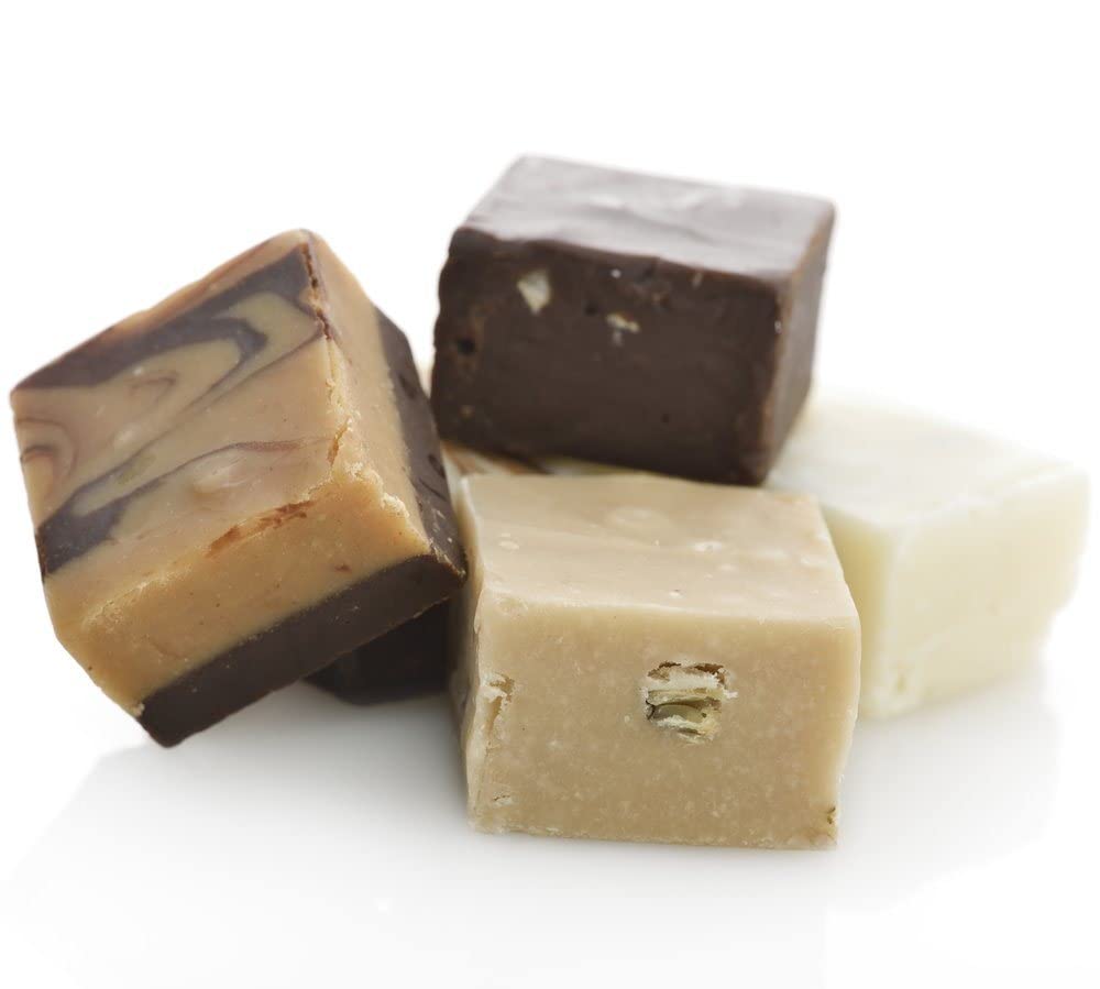 Milkylicious Old Fashioned Handmade Smooth Creamy Fudge - Chocolate Peanut Butter (1/4 Pound) | Kettle Cooked & Individually Wra