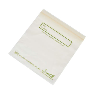 100% Compostable Food Storage Bags [Quart 100 Pack] Eco-Friendly Freezer Bags, Resealable Bags, Heavy-Duty, Biodegradable, Reusa
