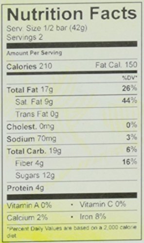 Theo Salted Almond Organic Dark Chocolate Bar, 70% Cacao, 1 Bar | Vegan, Fair Trade