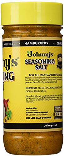 Johnny'S Seasoning Salt, Chef Blended, 16 Oz (2)