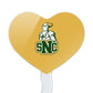 GRAPHICS & MORE Cupcake Picks Set of 6, Acrylic, St. Norbert College, Heart Design, One Size
