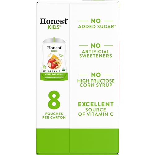 Honest Kids, Organic Juice Drink, Appley Ever After, 6.75 Fl Oz, 8 Pack