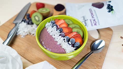 Sunfood Superfoods Organic Acai Powder - Acai Powder Organic, Acai Powder for Smoothie Bowles, Dried Acai Berry Mix with Antioxi