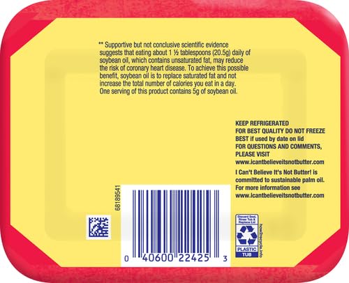 I Cant Believe Its Not Butter, Original Spread, 45 Ounce