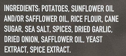 Boulder Canyon Kettle Cooked Potato Chips, Sea Salt & Cracked Pepper, 5 Ounce (Pack Of 12)