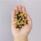 Sweetshop, Sprinkle mix - 10 ounce, Black and Gold, Edible Sprinkles, fancy sprinkles for Baking and Decorating, use on Cupcakes